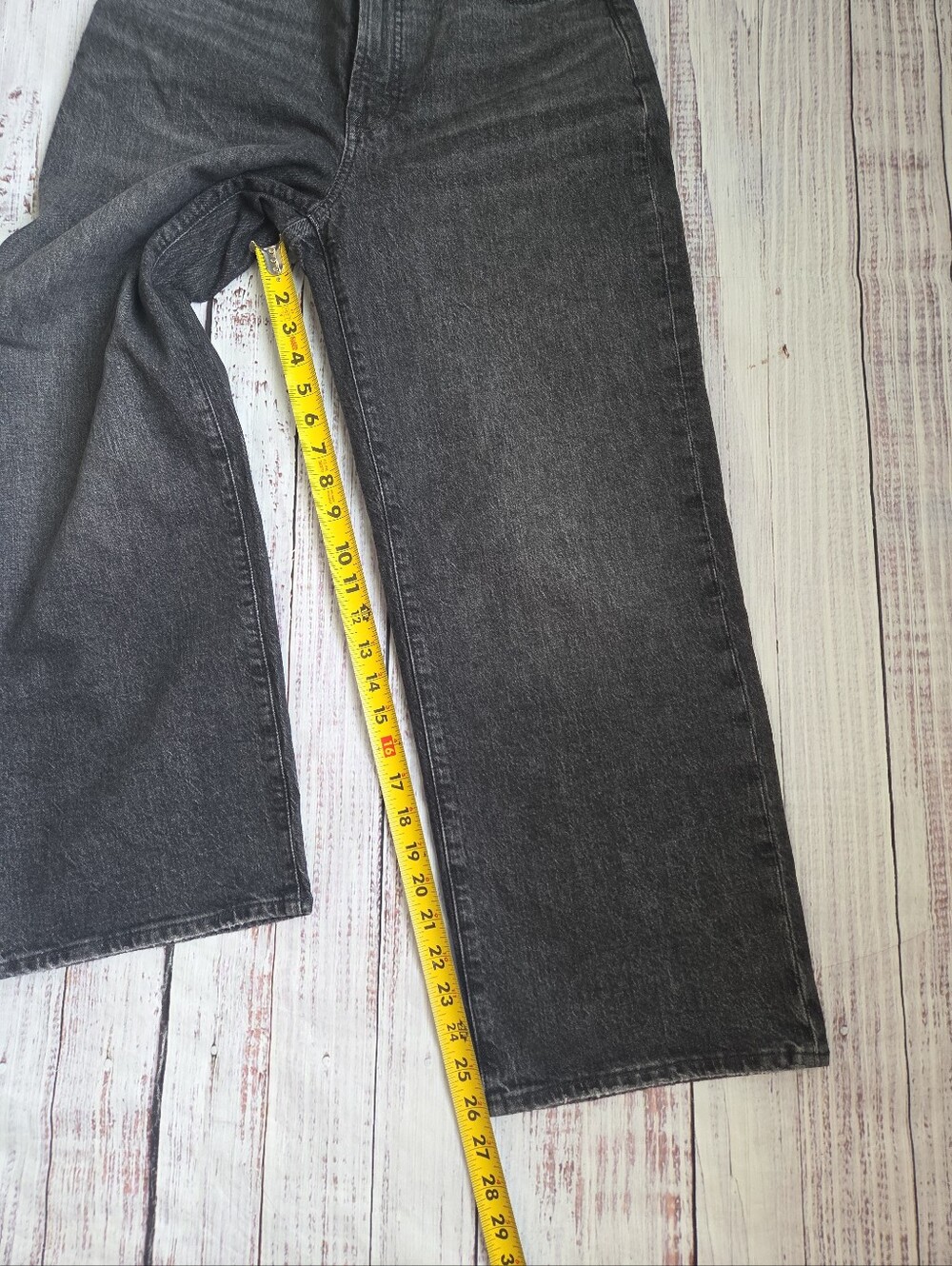 Madewell The Perfect Vintage Wide Leg Crop Jeans Robles Wash 27 NEW NWT NR473 - Picture 3 of 8